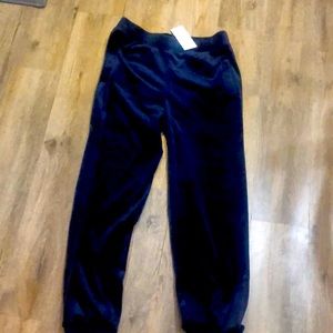 🔥HOT Deal Alert Chico’s Zenergy  Navy Velour Jogger NWT $89. Various Sizes